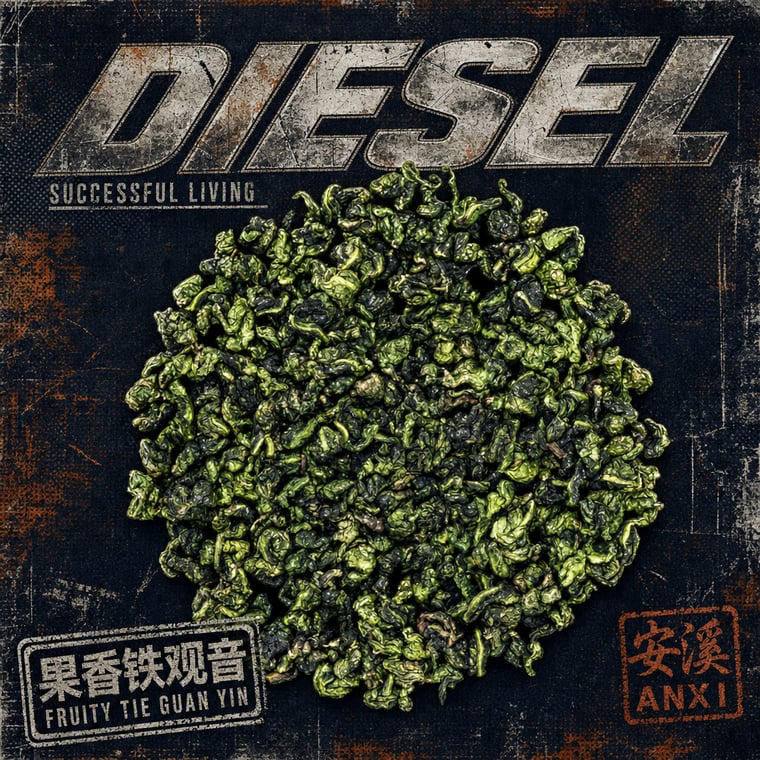 The design — Fruity Tie Guan Yin